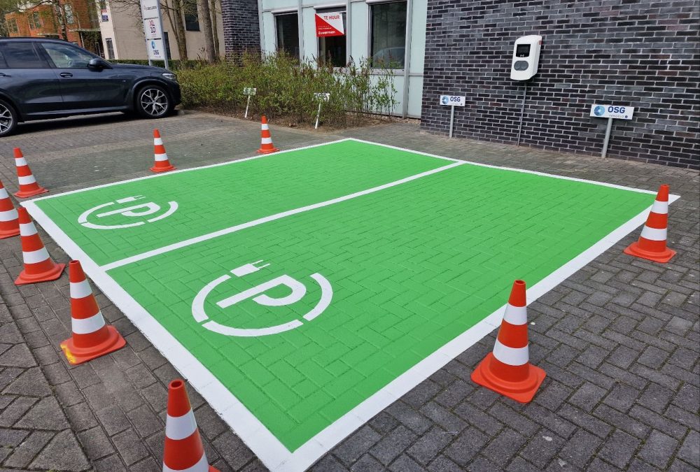 Parkeervakken belijning